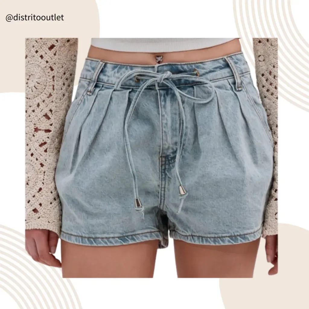 [210661] Short Cupshe Mezclilla C Azul Marino T M