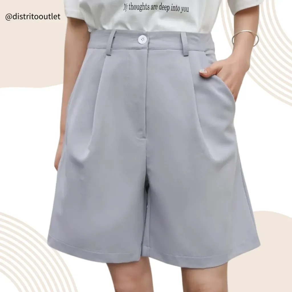[210662] Short Cupshe C Gris T L