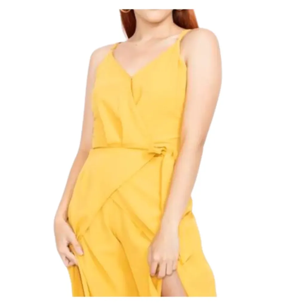 Vestido Cupshe C Mostaza T XL