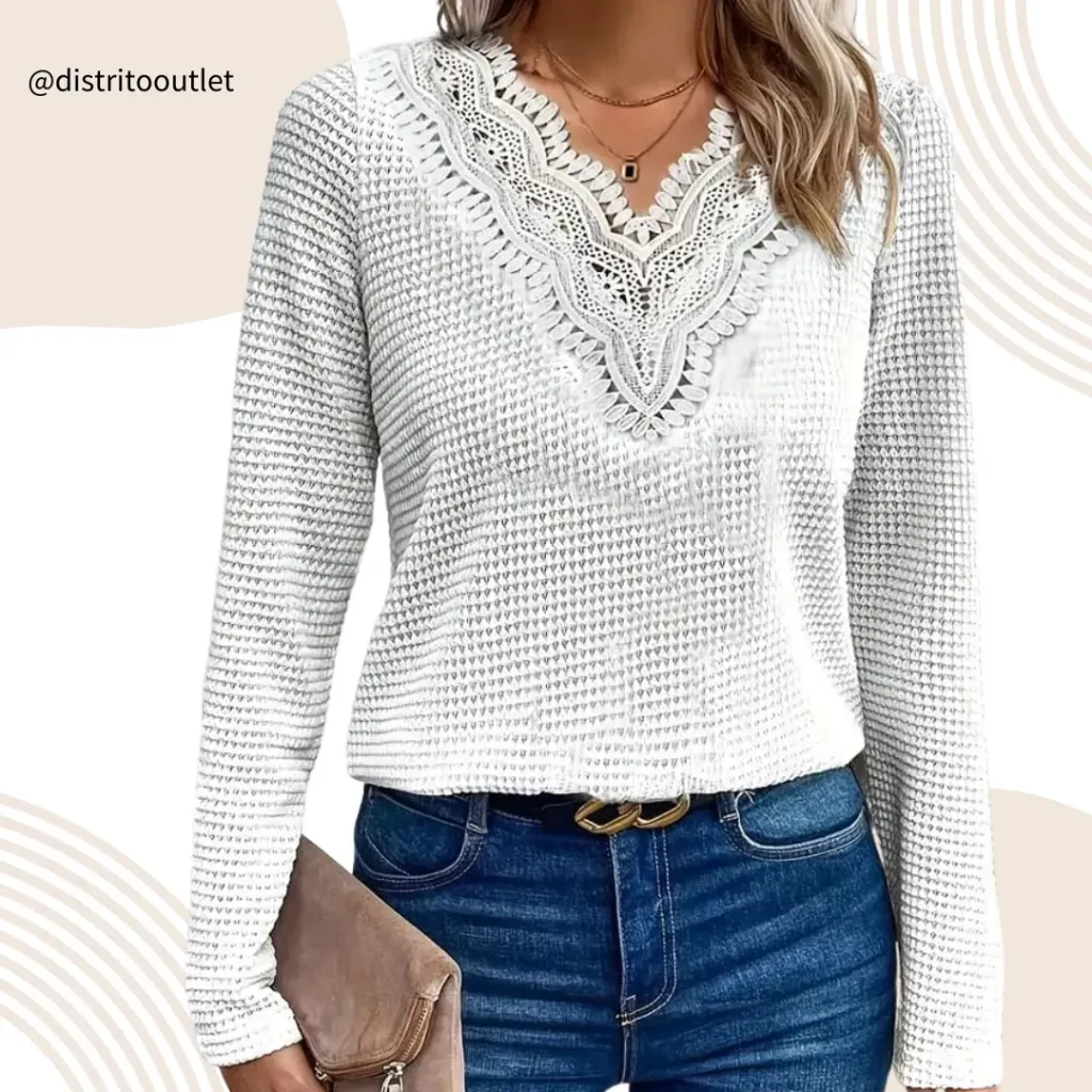 Blusa Cupshe C Blanco T M