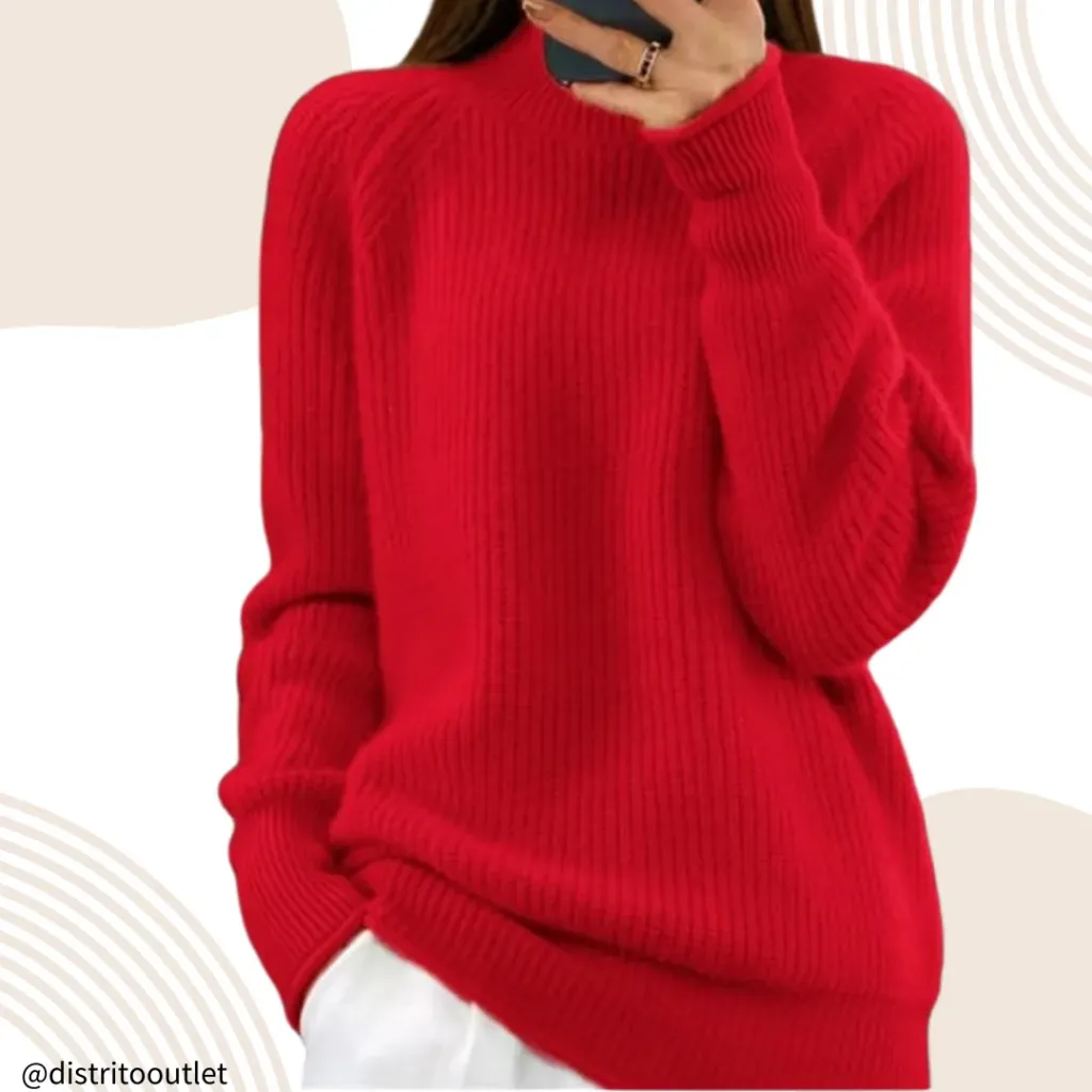 [210747] Sueter Cupshe C Rojo T XL