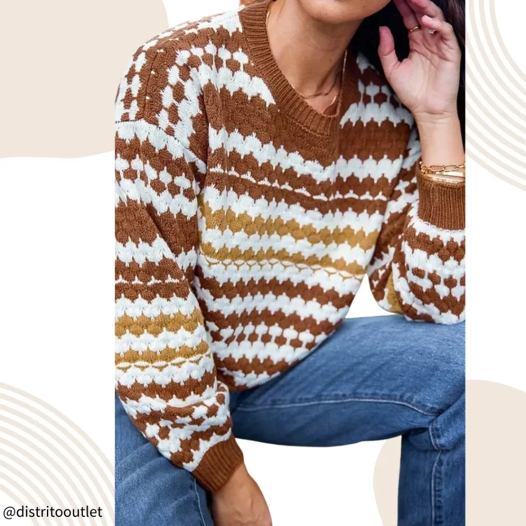 [210748] Sueter Cupshe C Cafe Blanco T M