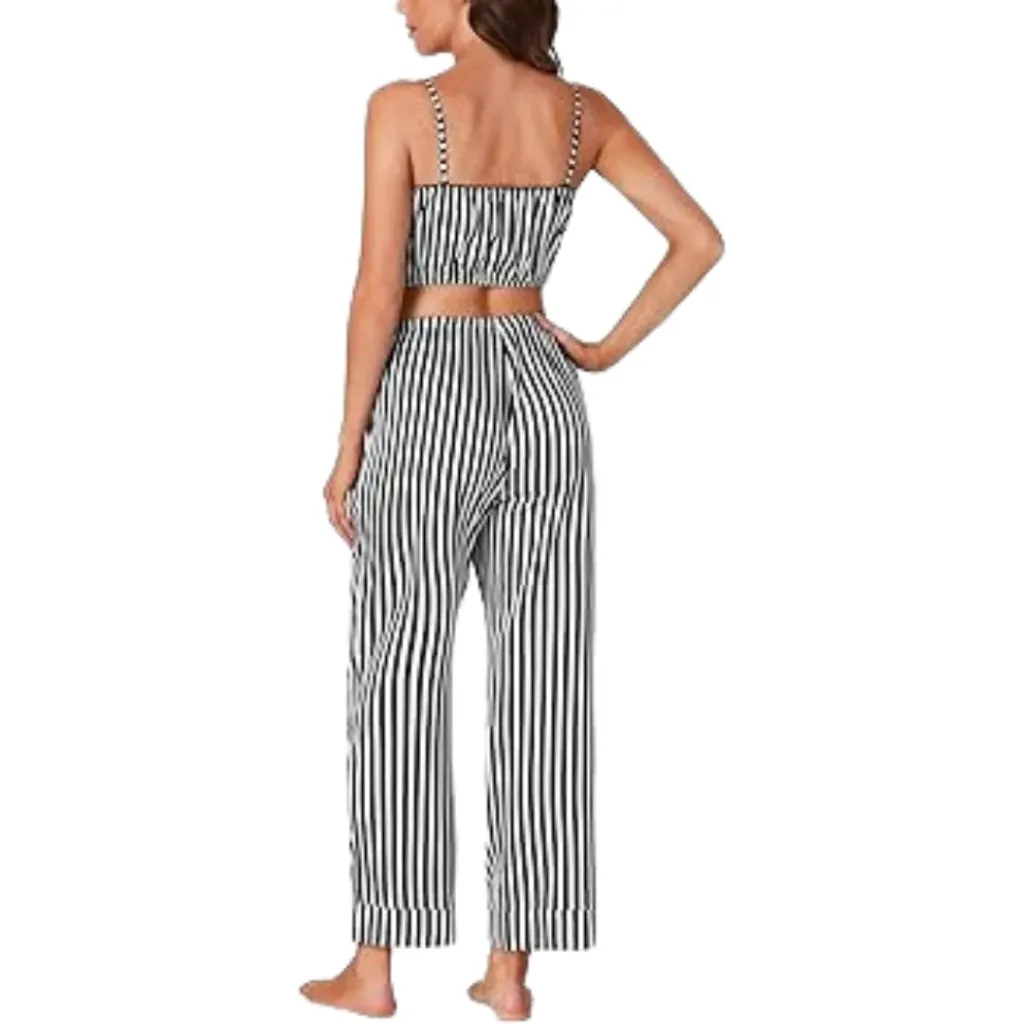 Conjunto Pantalon Top Cupshe C Blanco T S