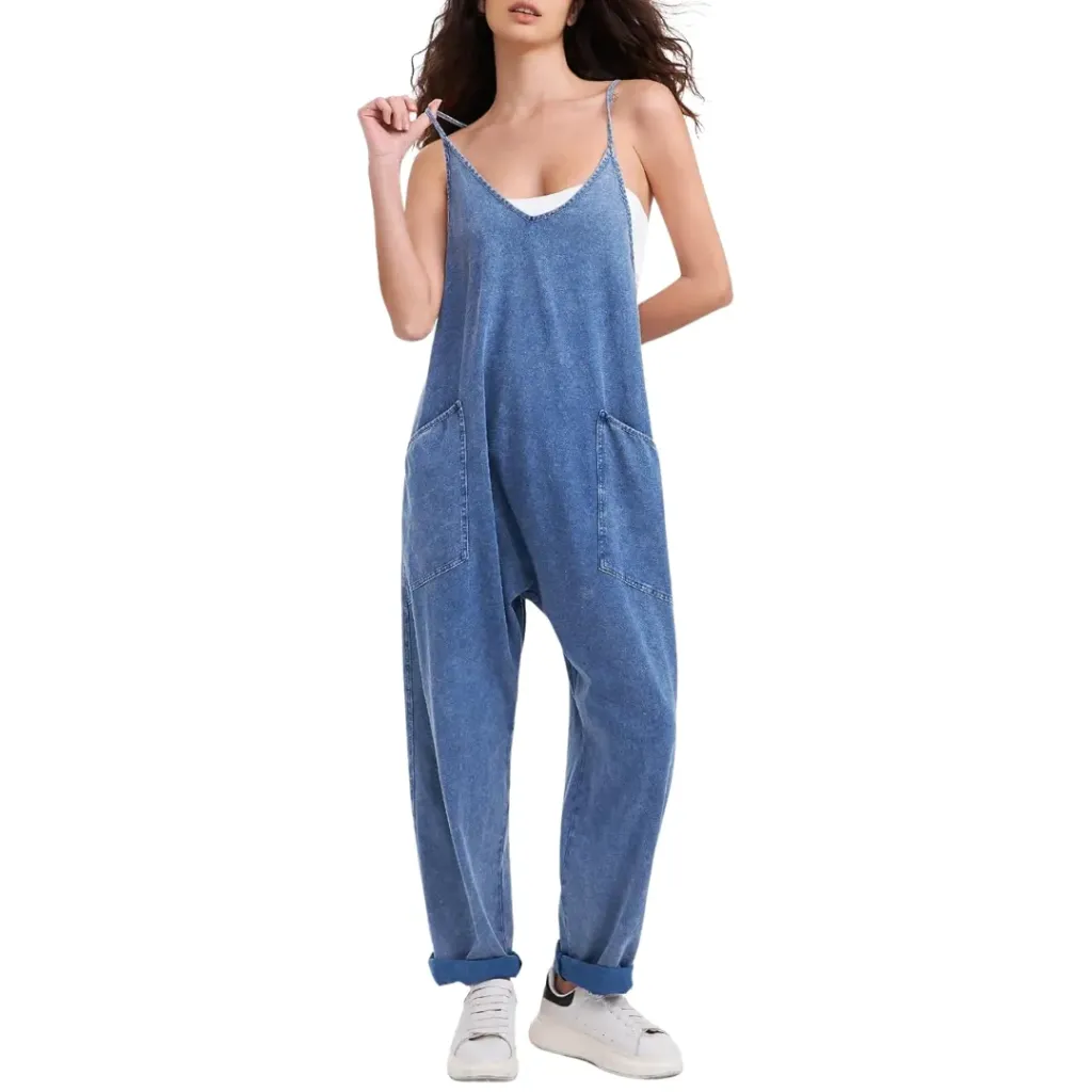 Palatzo Mezclilla Cupshe C Azul T XL
