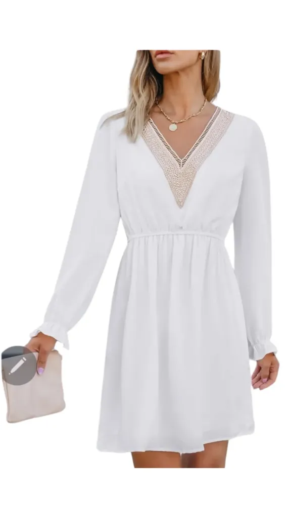 Vestido Cupshe C Blanco T XL