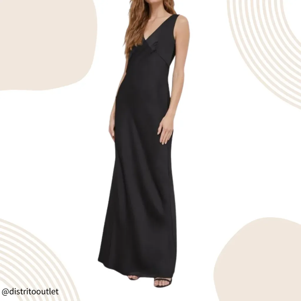 Vestido Azazie C Negro T A6