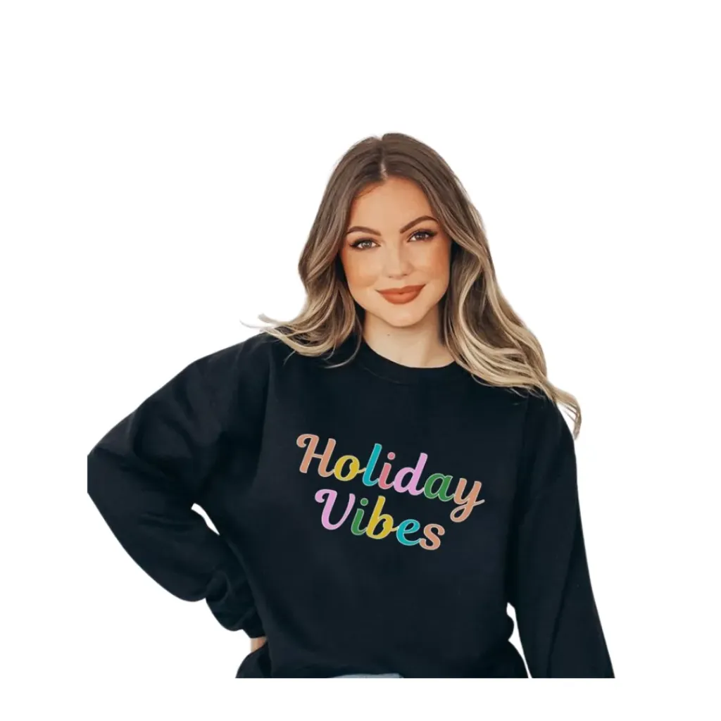 Sudadera Holiday Vibes Old Navy C Negro