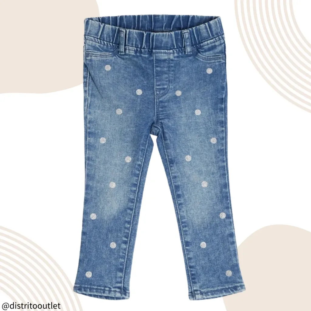 [448243] Pantalon Mezclilla GAP C Azul Marino T 3-6M