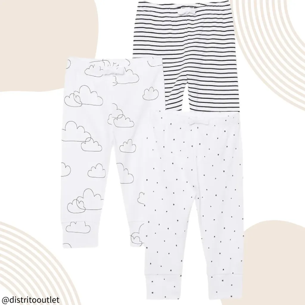 Conjunto Pantalon 3Pz GAP C Blanco T 0-3M