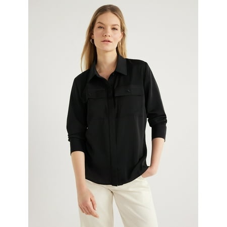 Camisa Scoop C Negro T XS