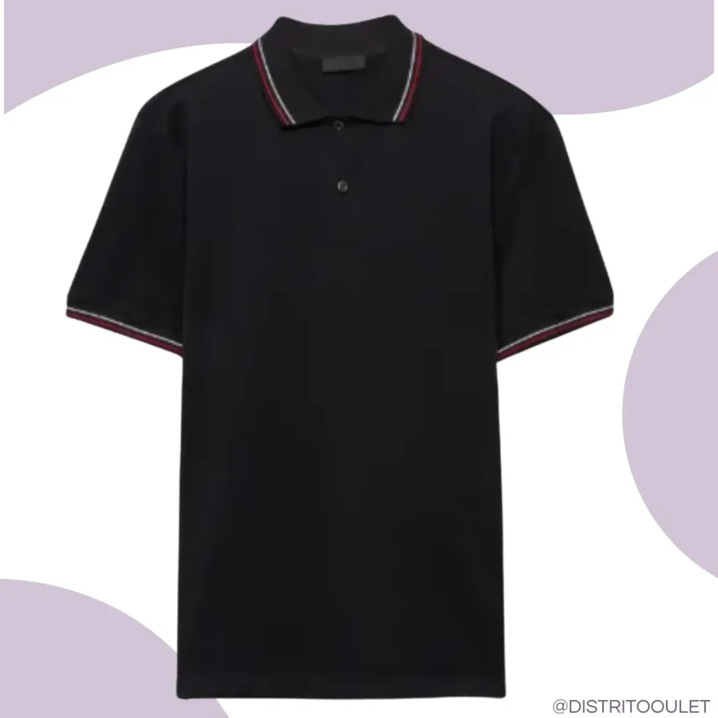 [210844] Playera Tipo Polo Gulenshan C Negro T XXXL