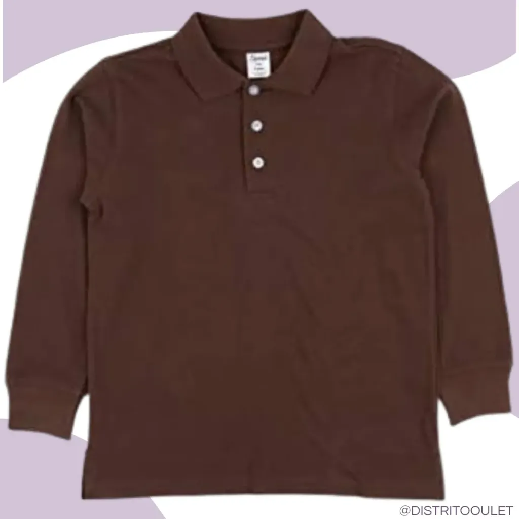 Playera Manga Larga George Cafe T S