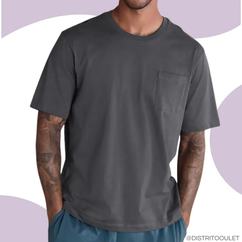 [210846] Playera Hanes T S (Gris)