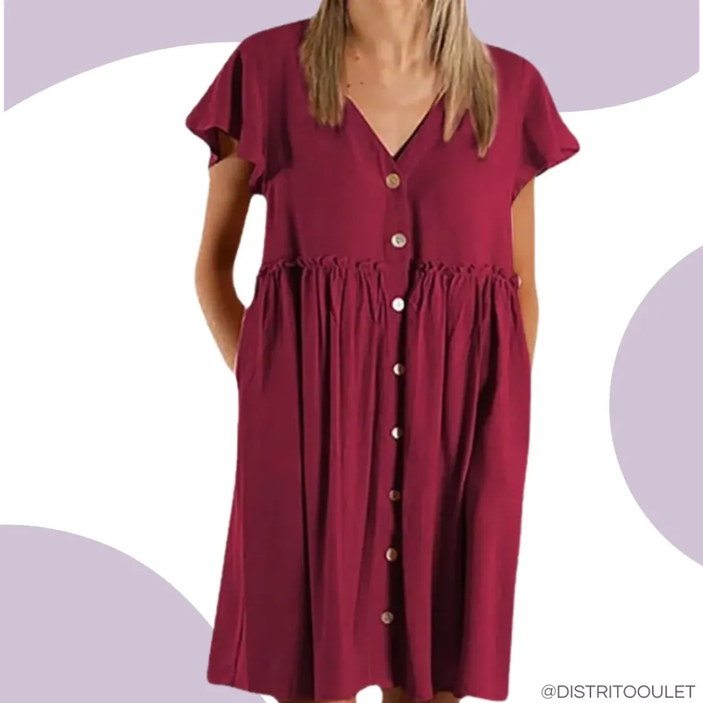 [210880] Vestido Fantaslook C Rojo T L