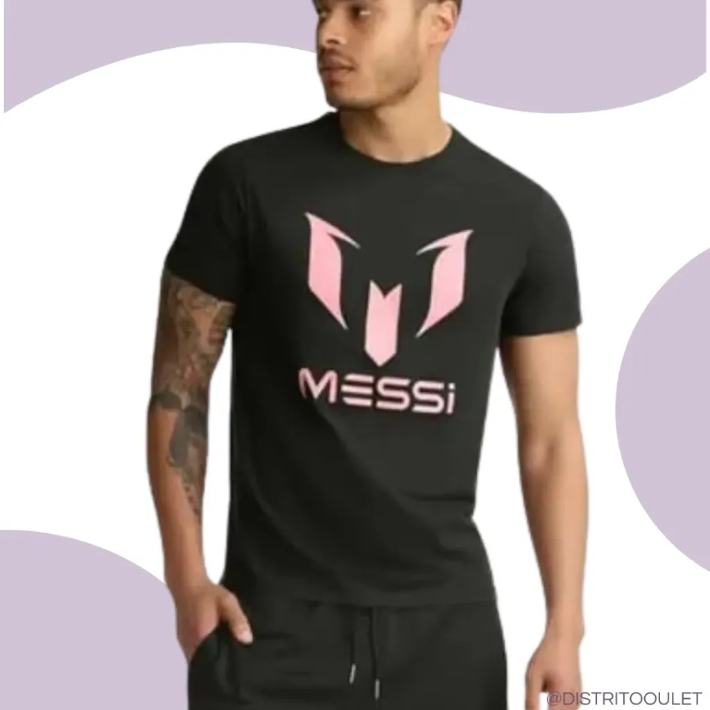 [428158] Playera Messi C Negro T XL