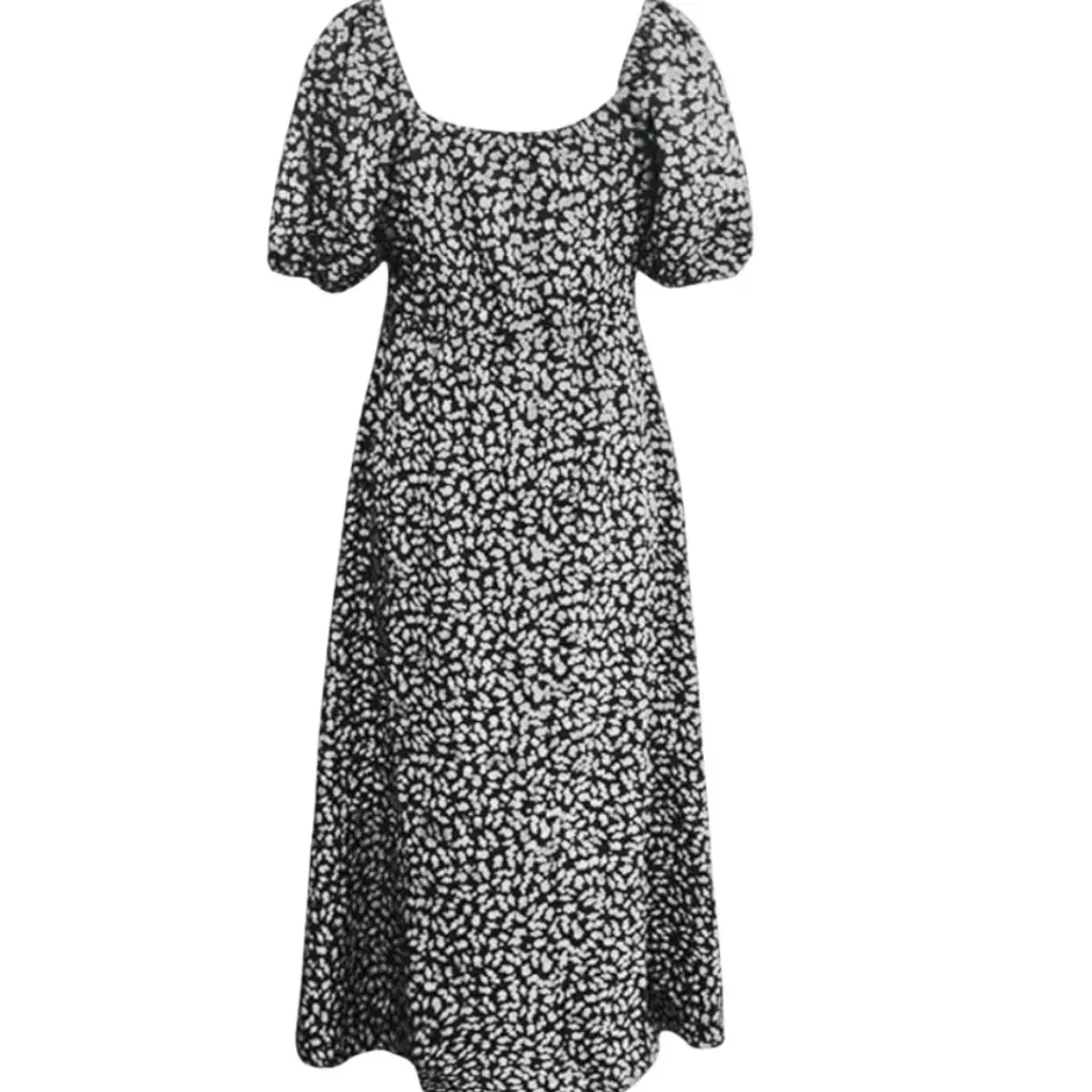 Vestido Fantaslook C Negro Blanco T M