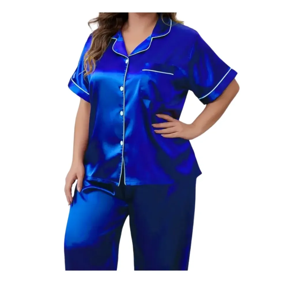 Pijama 2Pz C Azul Rey T L