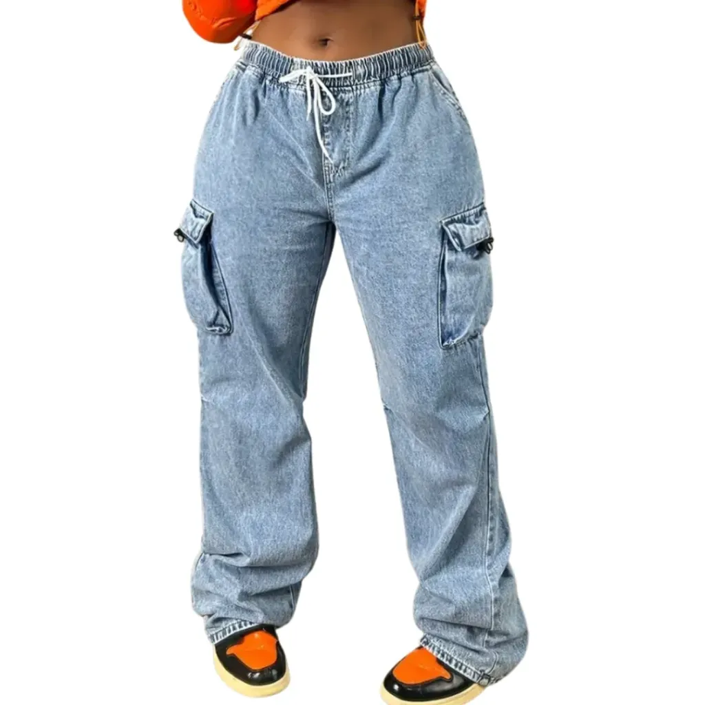 Pantalon Mezclilla C Azul T XL