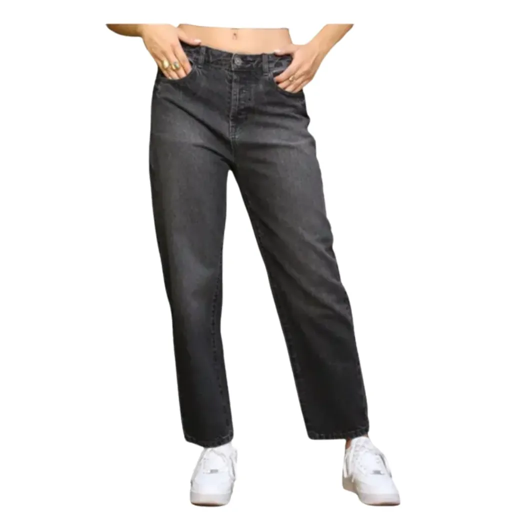 Pantalon Mezclilla C Negro T XL