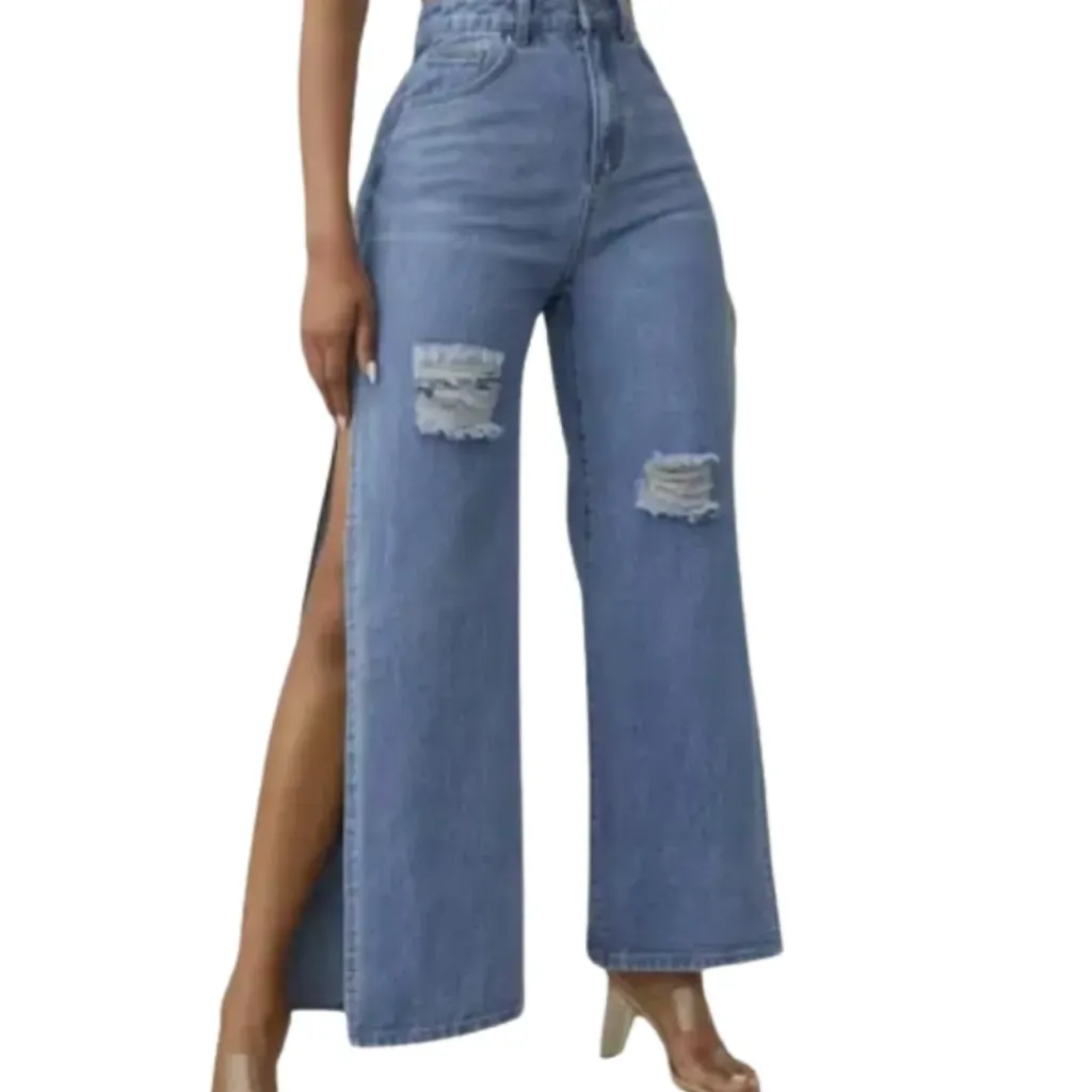 Pantalon Mezclilla C Azul T XL