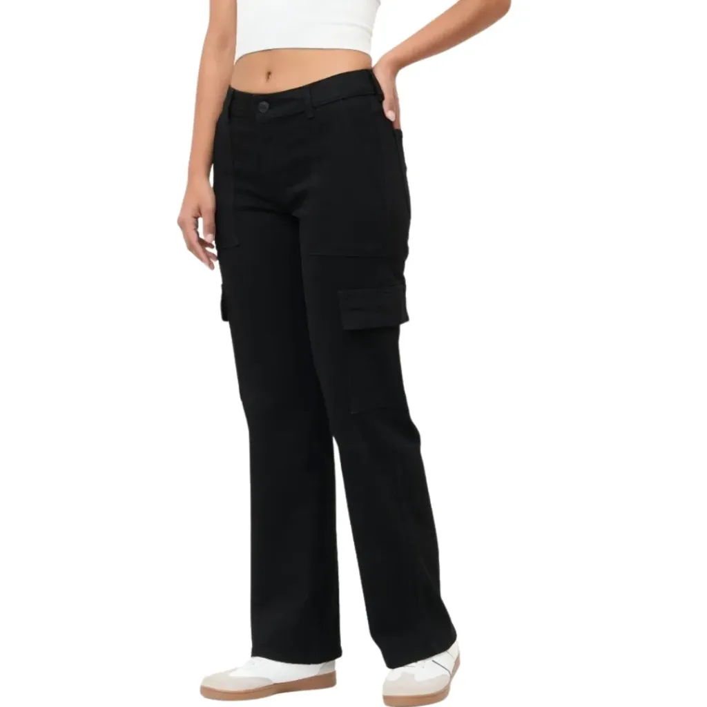 Pantalon Mezclilla C Negro T XL
