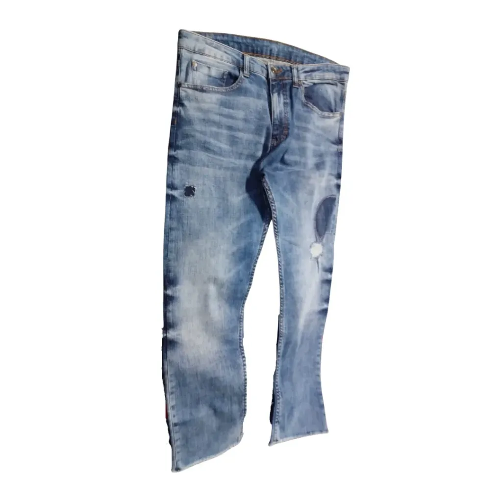 Pantalon Mezclilla Stradivarius C Azul Marino T L