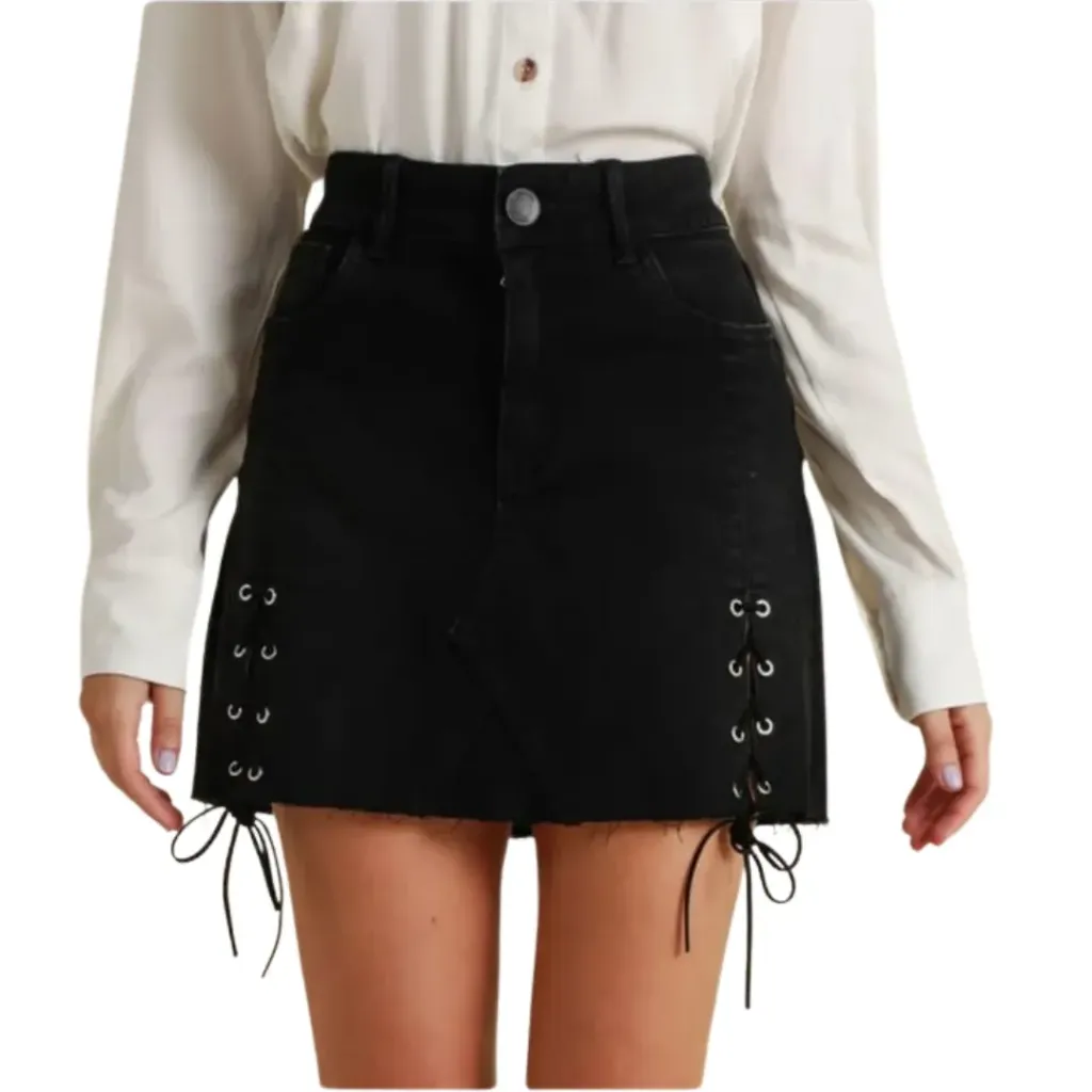 Falda Zara C Negro T S
