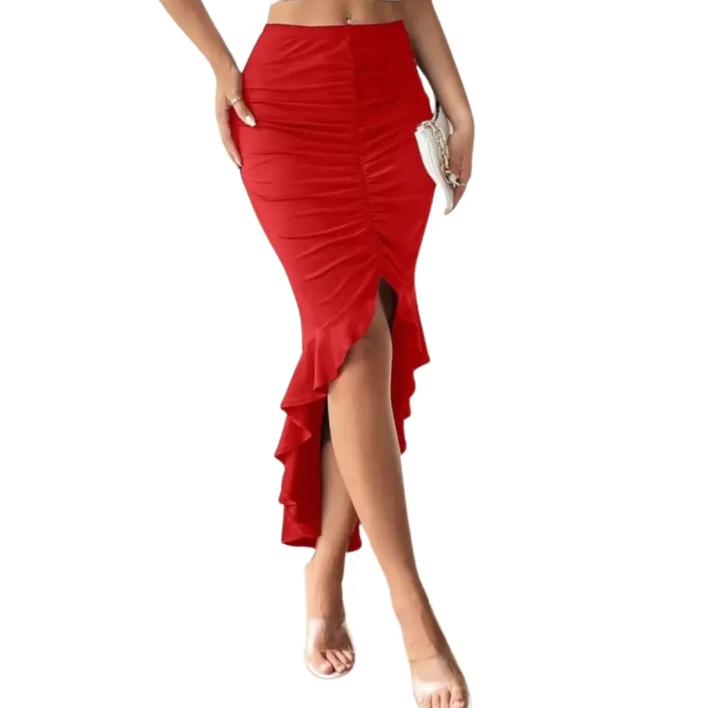 Falda Shein C Rojo T M