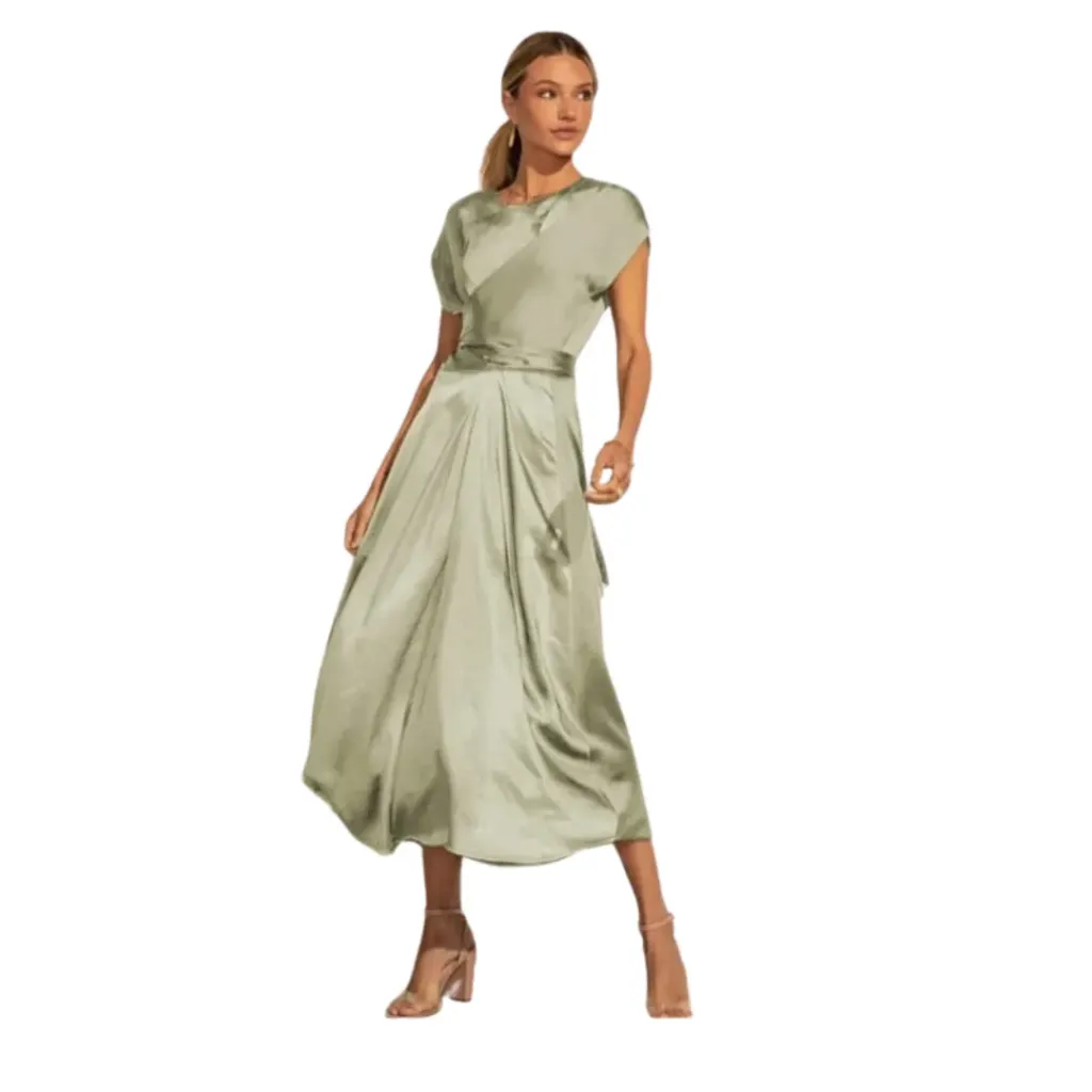 Vestido Liso Wear Your Love C Verde T L