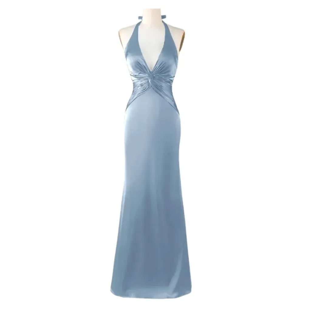 [511040] Vestido Liso Wear Your Love C Azul T S