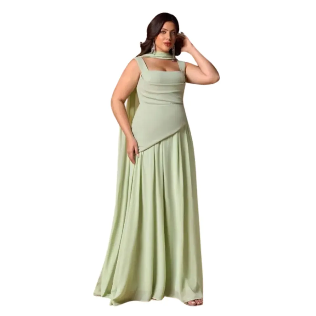 Vestido Liso Wenkafo C Verde T M