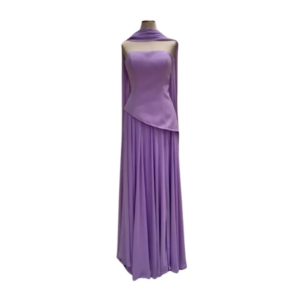 [511056] Vestido Liso Weinaze C Lila T XL