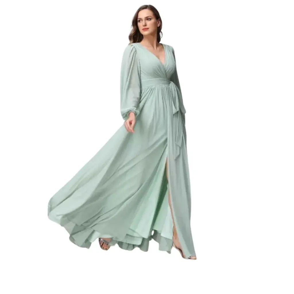 Vestido Liso Snownose C Verde T XXL