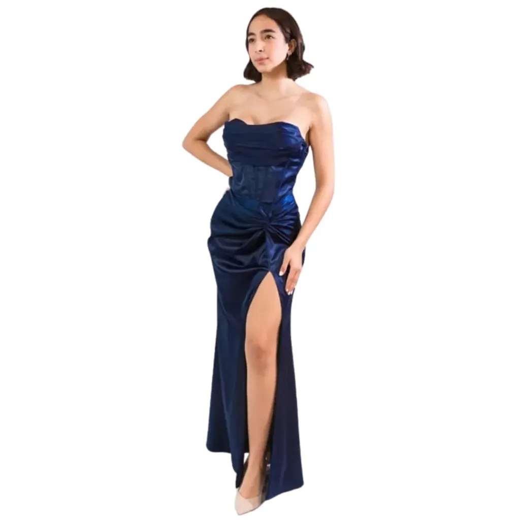 [511076] Vestido Liso Wear Your Love C Azul Marino T M
