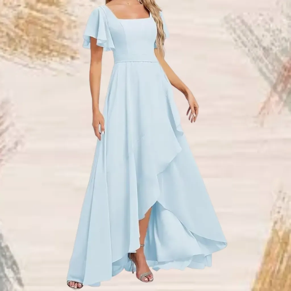 Vestido Liso Monvelli C Azul T M