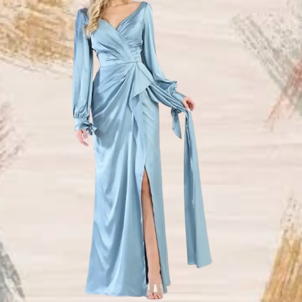 [511089] Vestido Liso Wear Your Love C Azul T M
