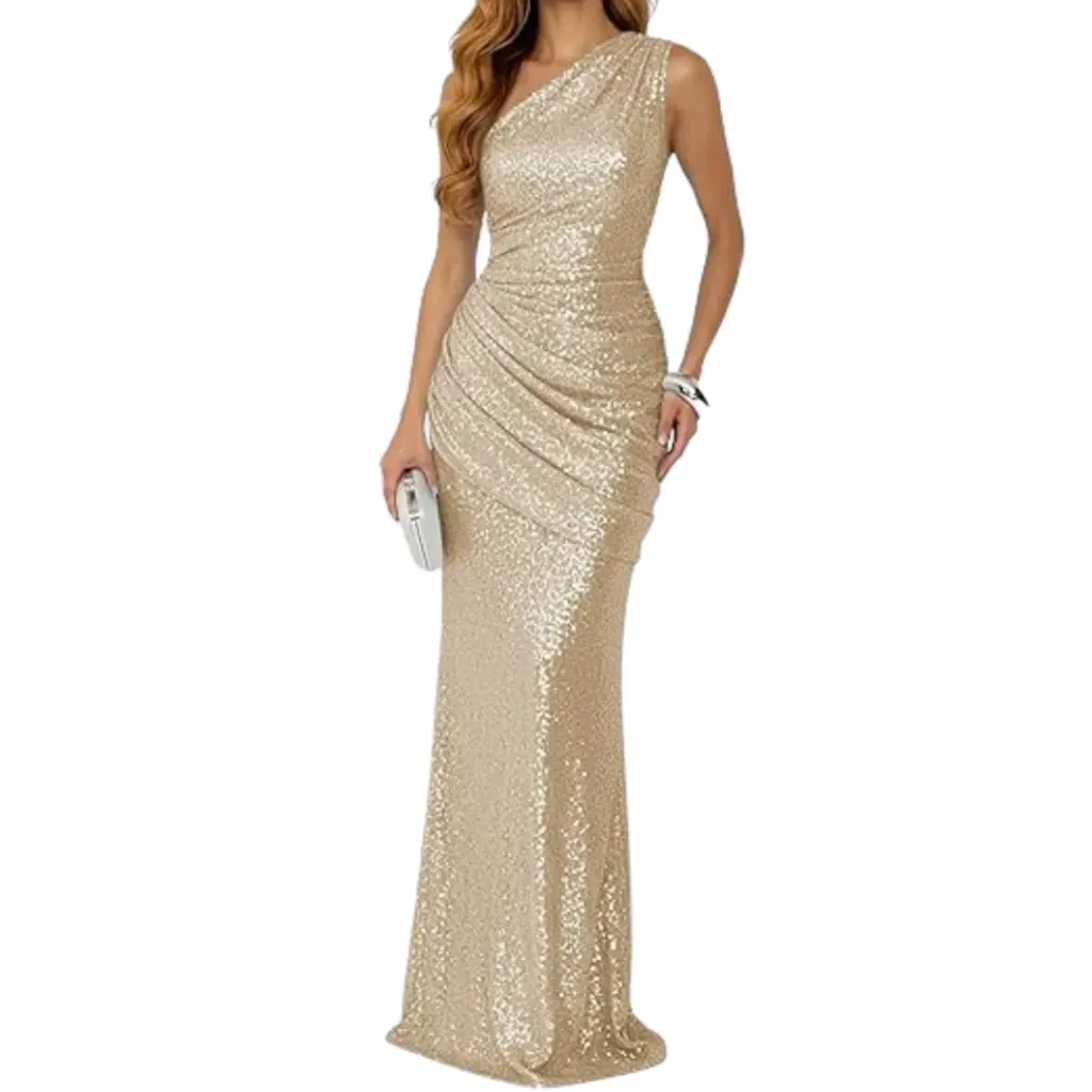[511097] Vestido Lentejuelas Imcactor C Dorado T L
