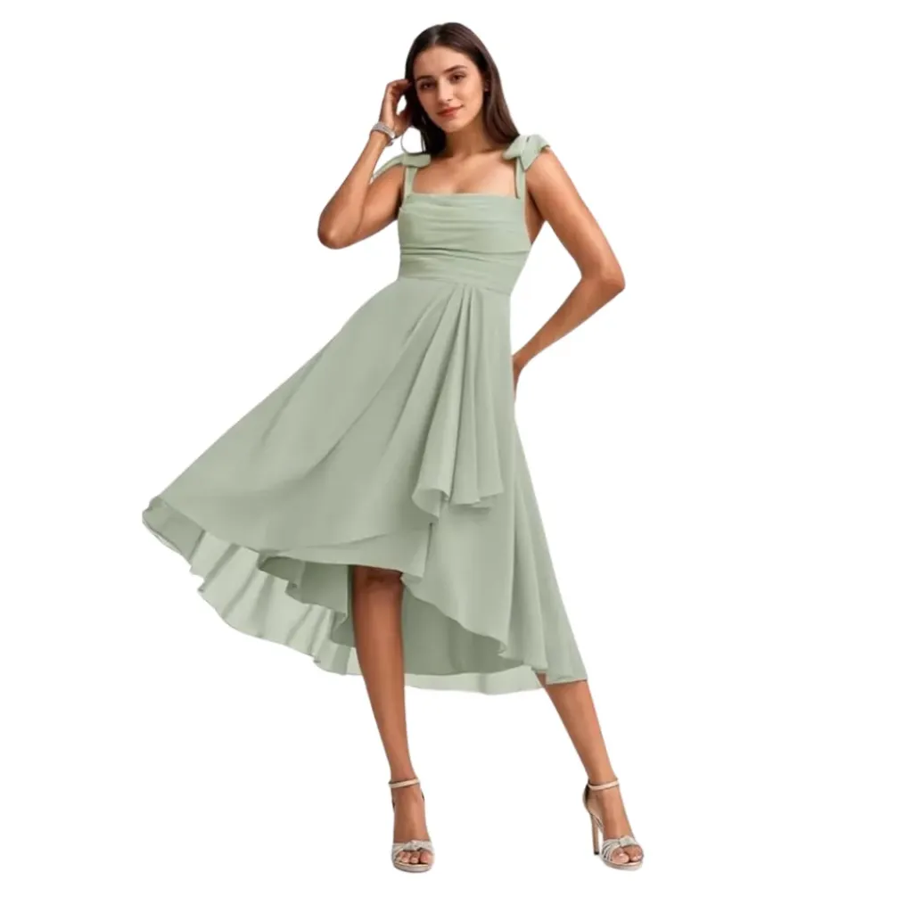 [511142] Vestido Liso Imcactor C Verde T S