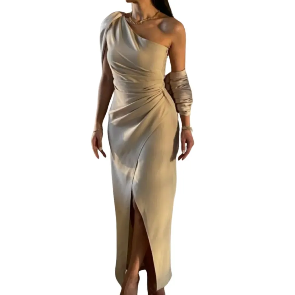 [511158] Vestido Zotena C Beige T S