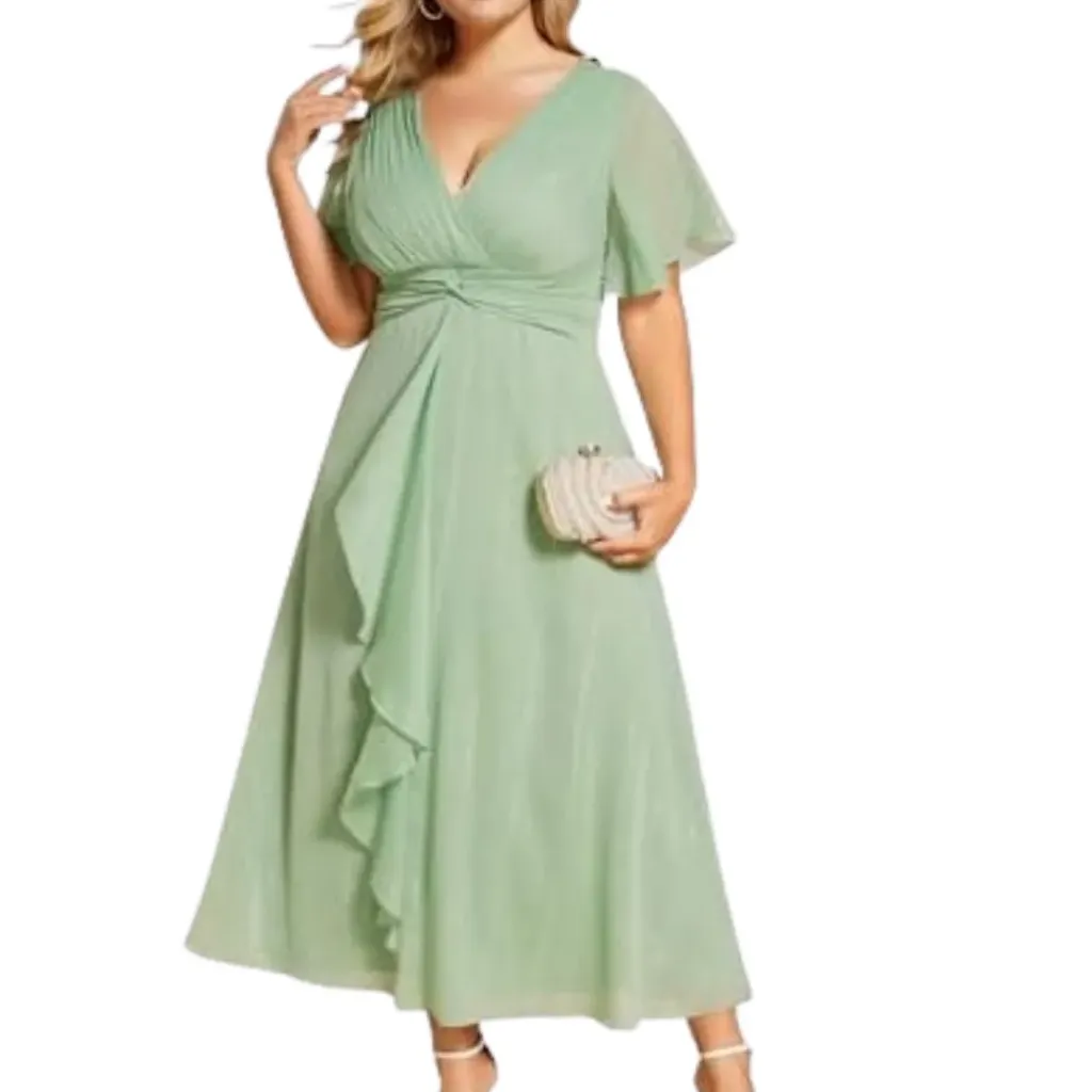 [511167] Vestido Weinaze C Verde Agua T XL