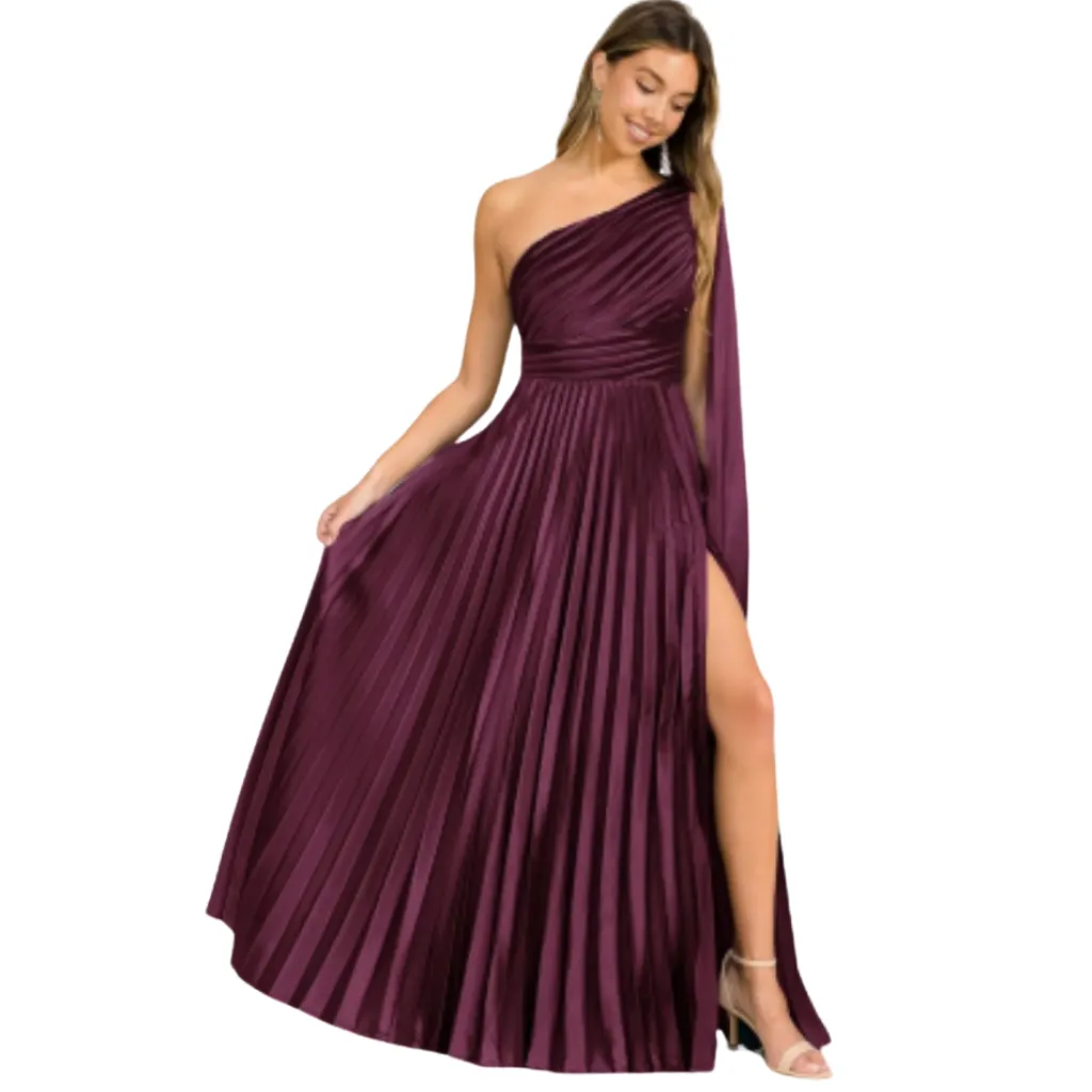 Vestido Liso Weinaze C Vino T XXXXL