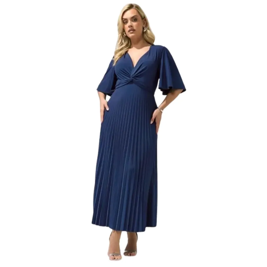 Vestido Liso Imcactor C Azul Marino T L