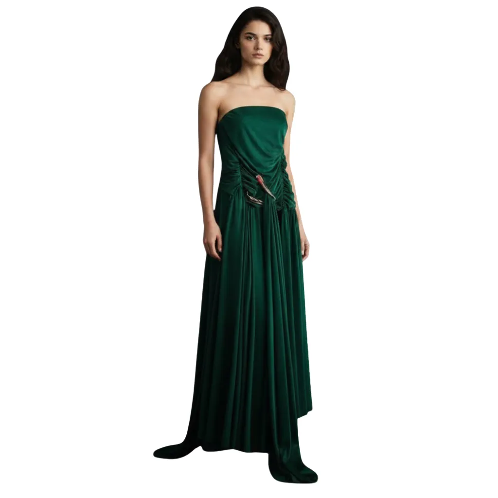 Vestido Liso Monvelli C Verde T M