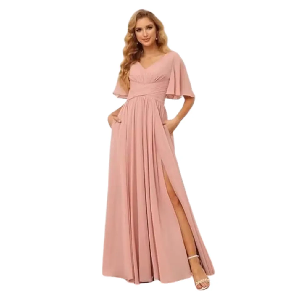 Vestido Liso Wear Your Love C Rosa T M