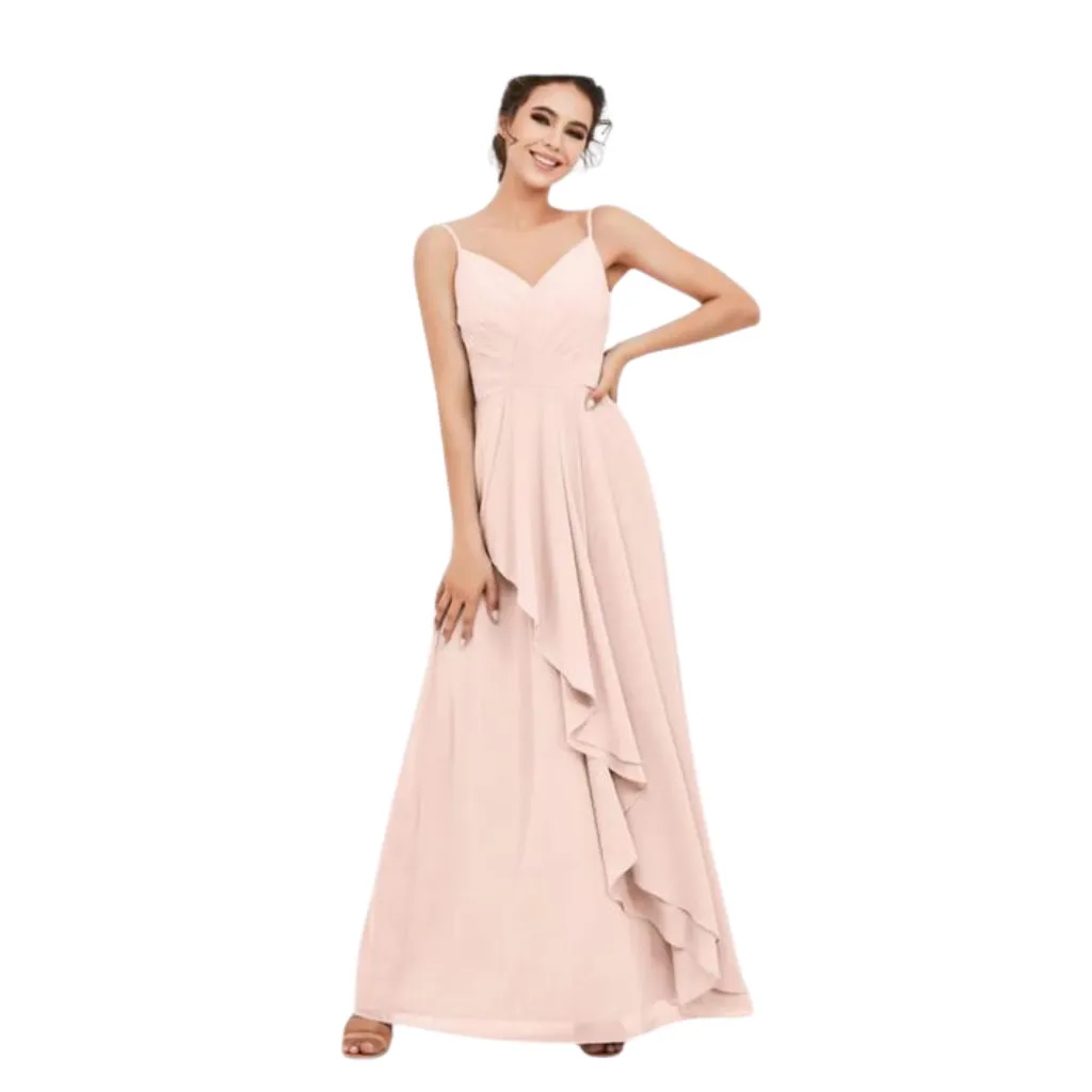 Vestido Liso C Rosa T M