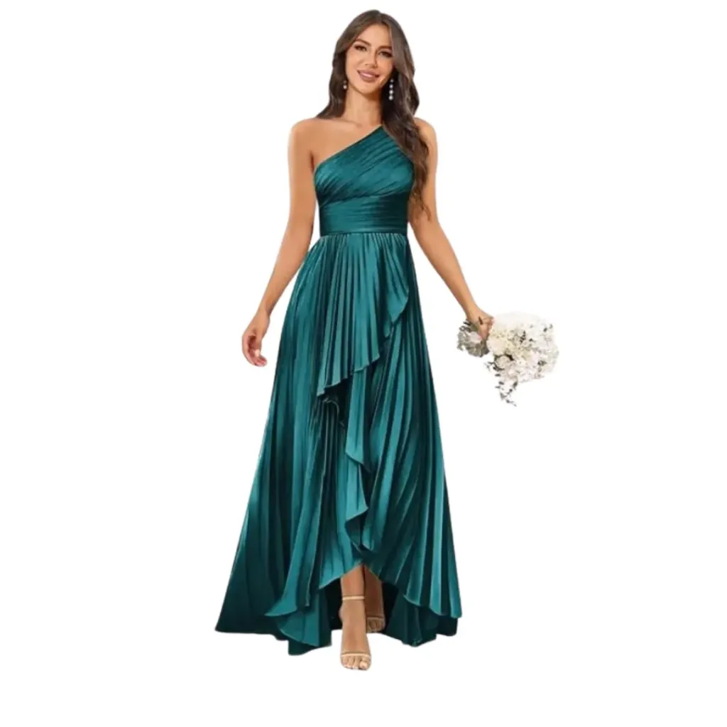 Vestido Liso Zatena C Verde T L