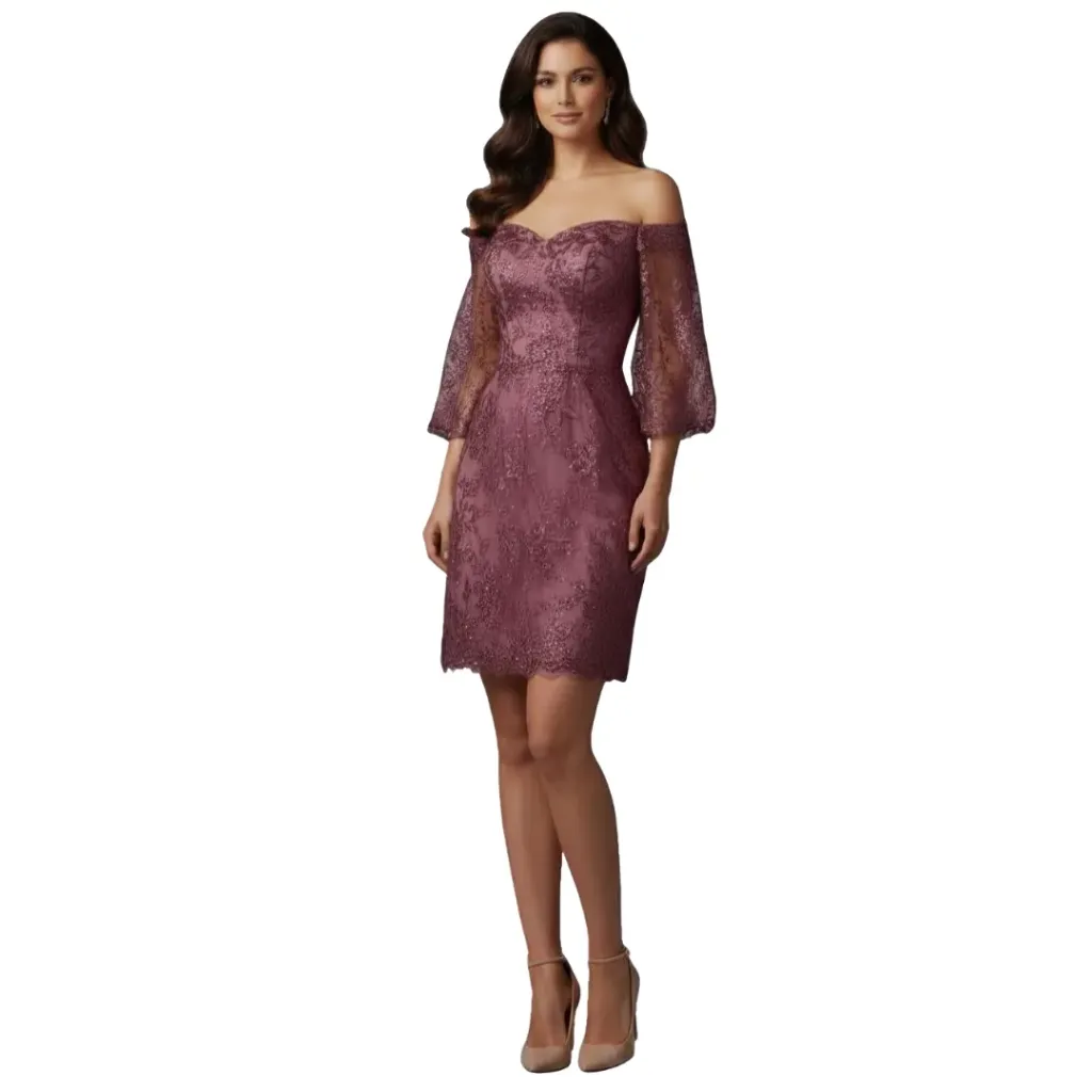 Vestido Formal Dress C Guinda T L