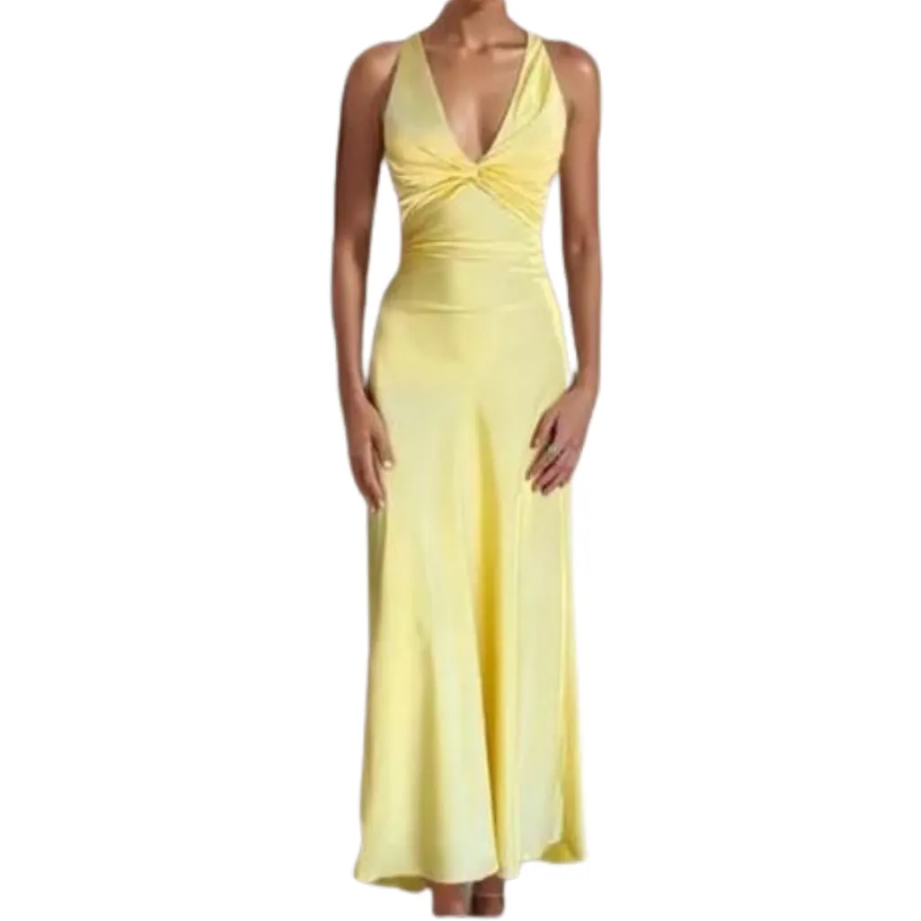 Vestido Monvelli C Amarillo T S