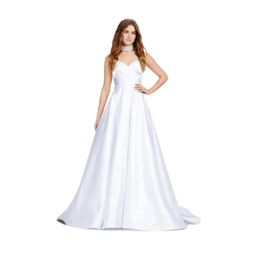 [511394] Vestido de novia Con Cola  C Blanco T XXL