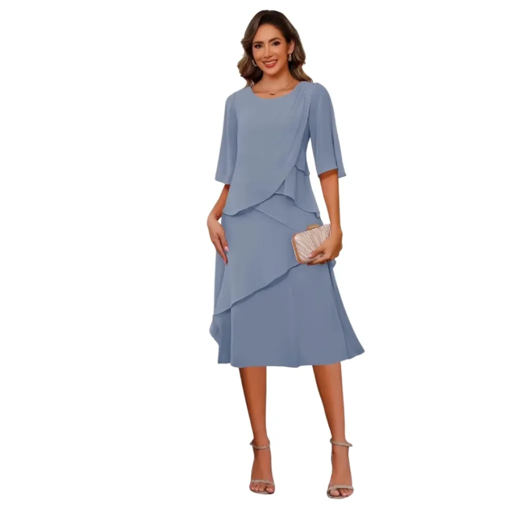Vestido Formal Dress C Azul T XXL